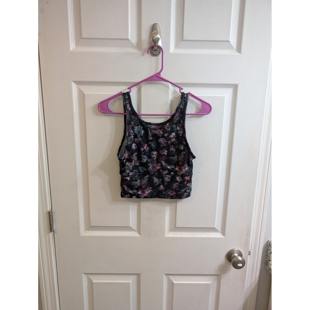 Lululemon Power‎ Pivot Floral Sports Bra Tank Womens 24Wx15L